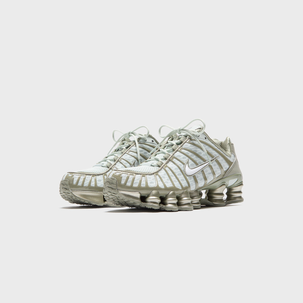 Nike WMNS Shox TL - Light Silver / Light Army / White | Kith Light Silver / Light Army / White
