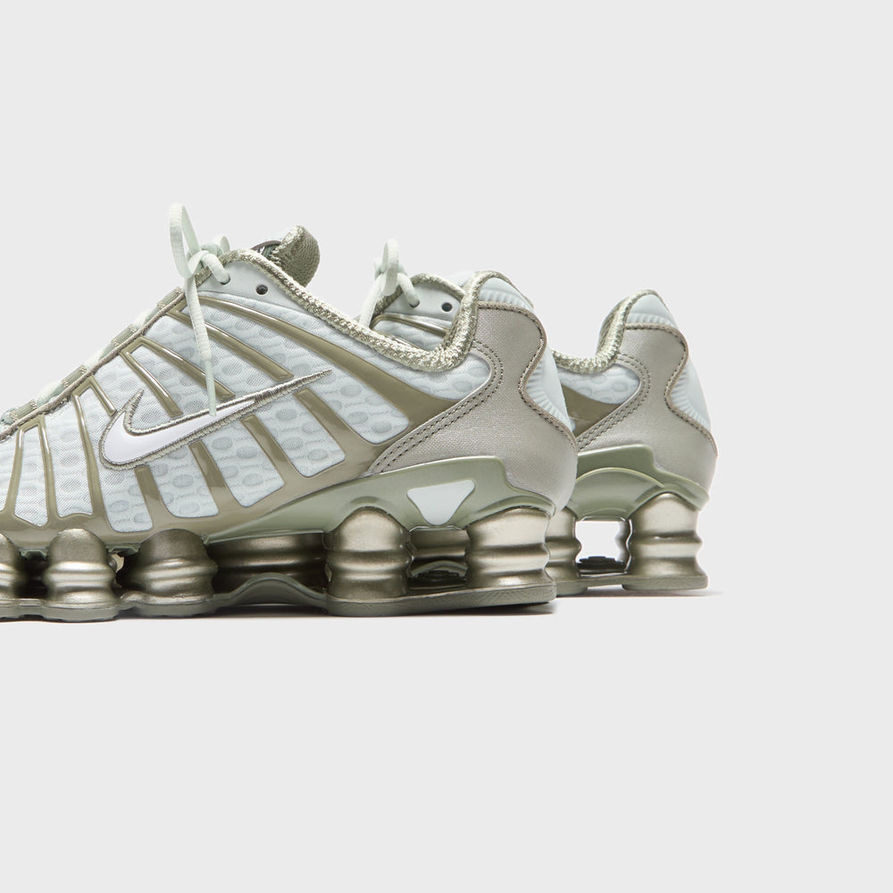 Nike WMNS Shox TL - Light Silver / Light Army / White | Kith Light Silver / Light Army / White