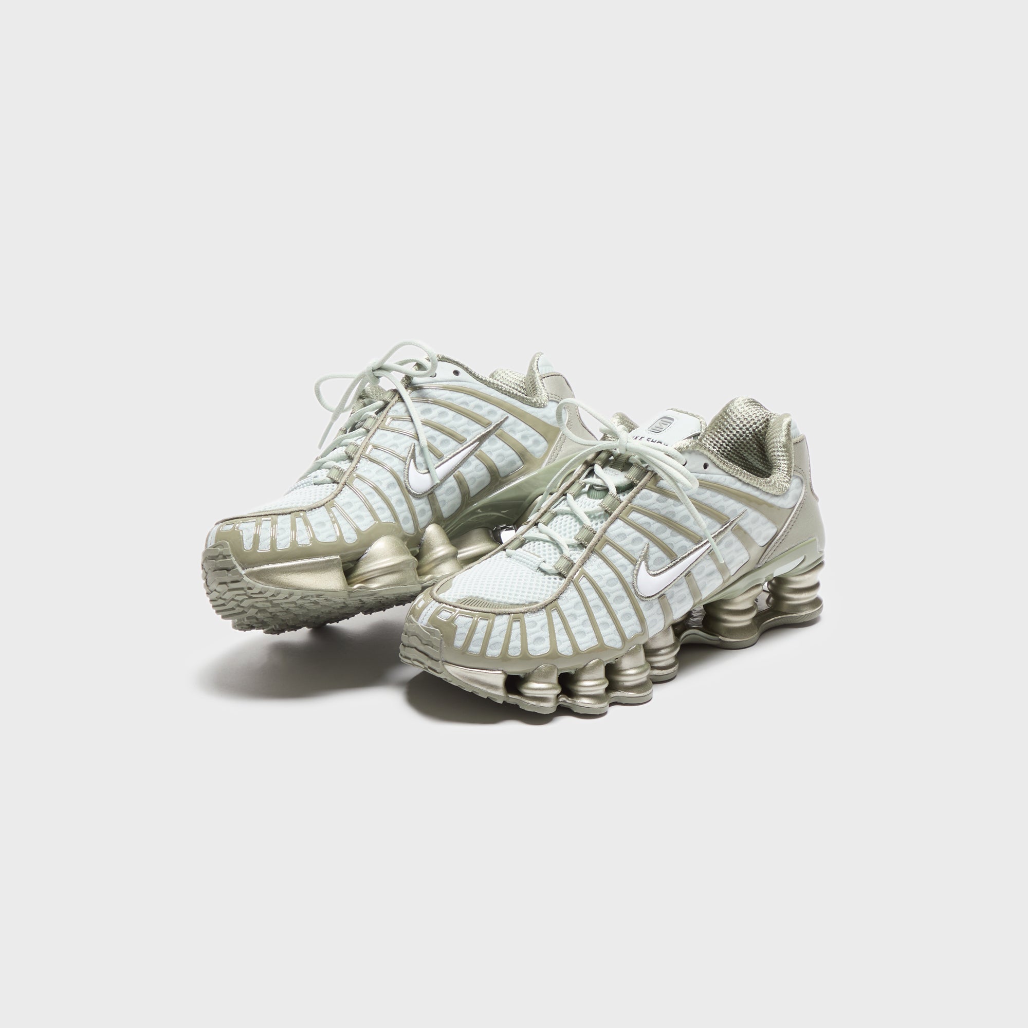 Nike WMNS Shox TL - Light Silver / Light Army / White | Kith Light Silver / Light Army / White