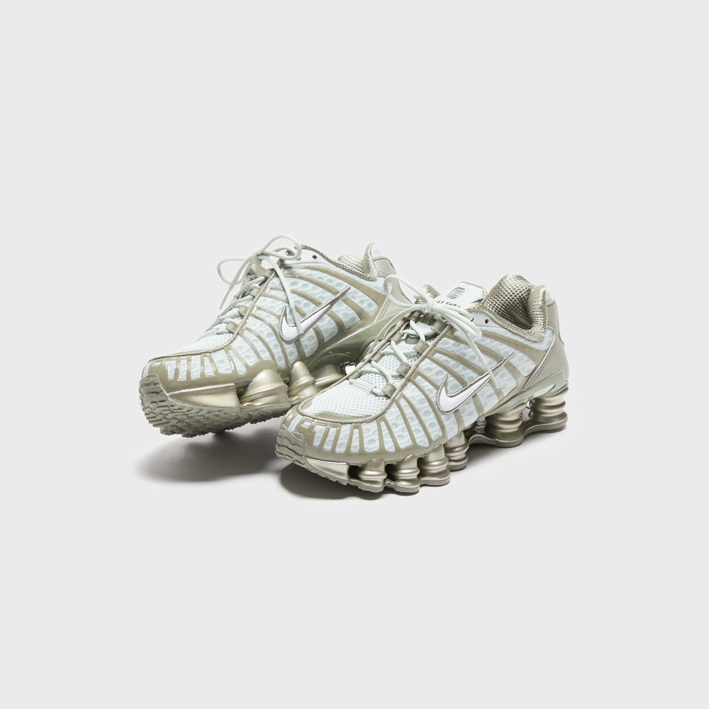 Nike WMNS Shox TL - Light Silver / Light Army / White | Kith Light Silver / Light Army / White