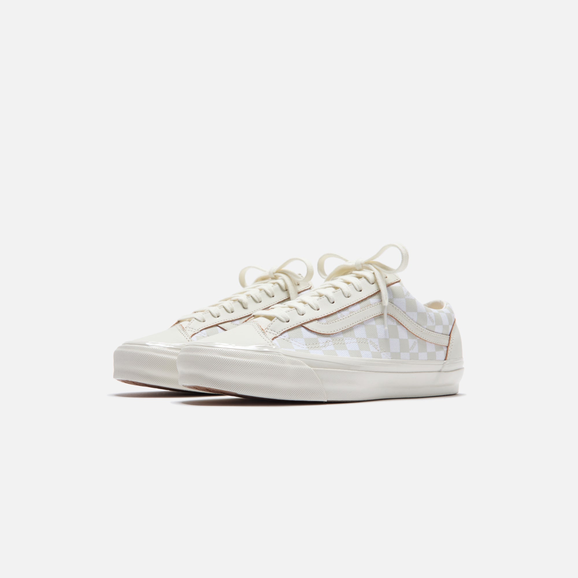 VANS OTW Old Skool 36 Vibram - Checkerboard Marshmallow | Kith Checkerboard Marshmallow
