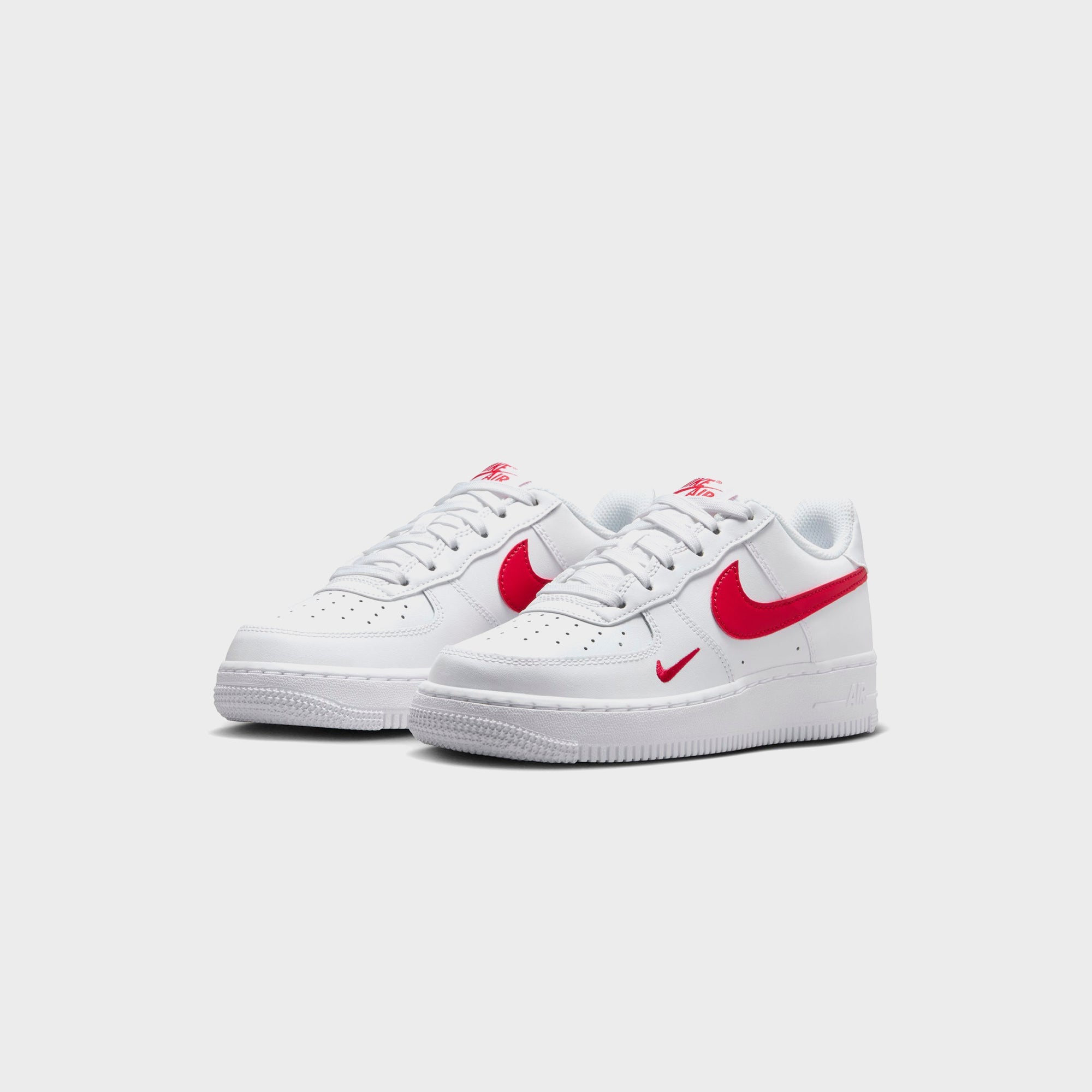 Nike GS Air Force 1 LV8 - White / University Red | Kith White / University Red