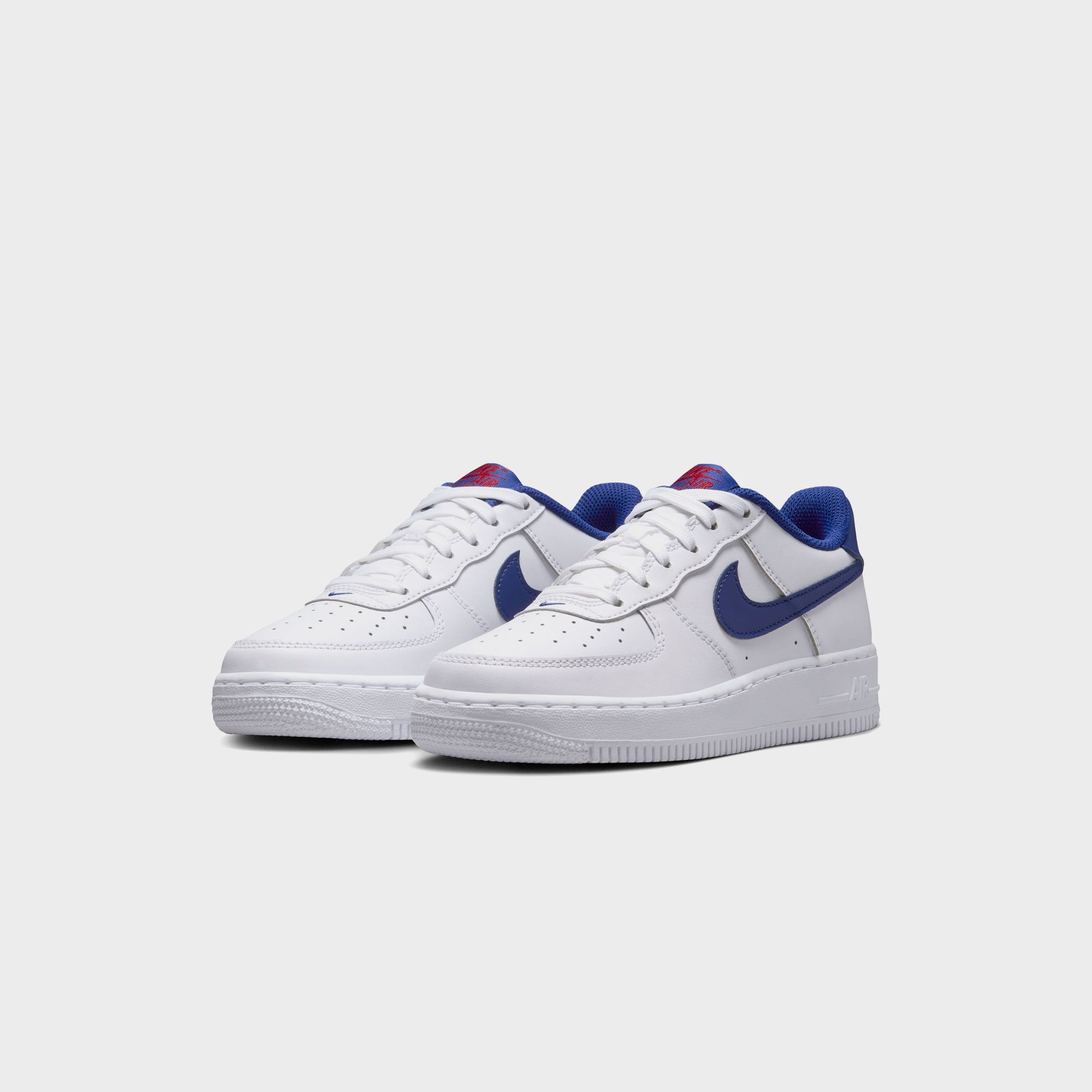 Nike GS Air Force 1 - White / University Red / Deep Royal Blue | Kith White / University Red / Deep Royal Blue