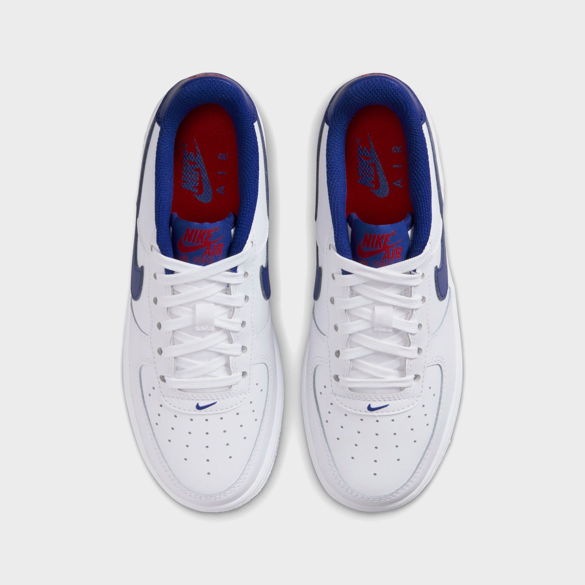Nike GS Air Force 1 - White / University Red / Deep Royal Blue | Kith White / University Red / Deep Royal Blue