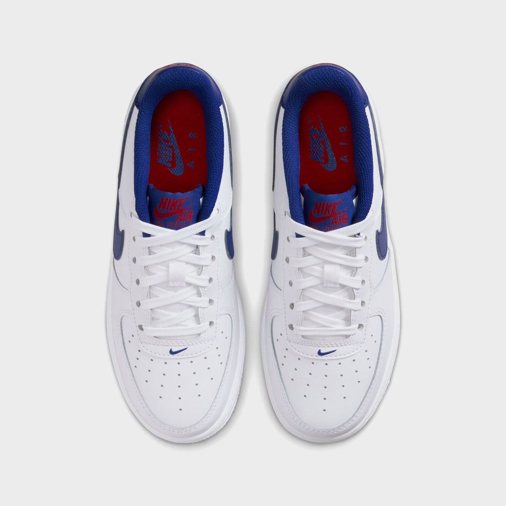 Nike GS Air Force 1 - White / University Red / Deep Royal Blue | Kith White / University Red / Deep Royal Blue