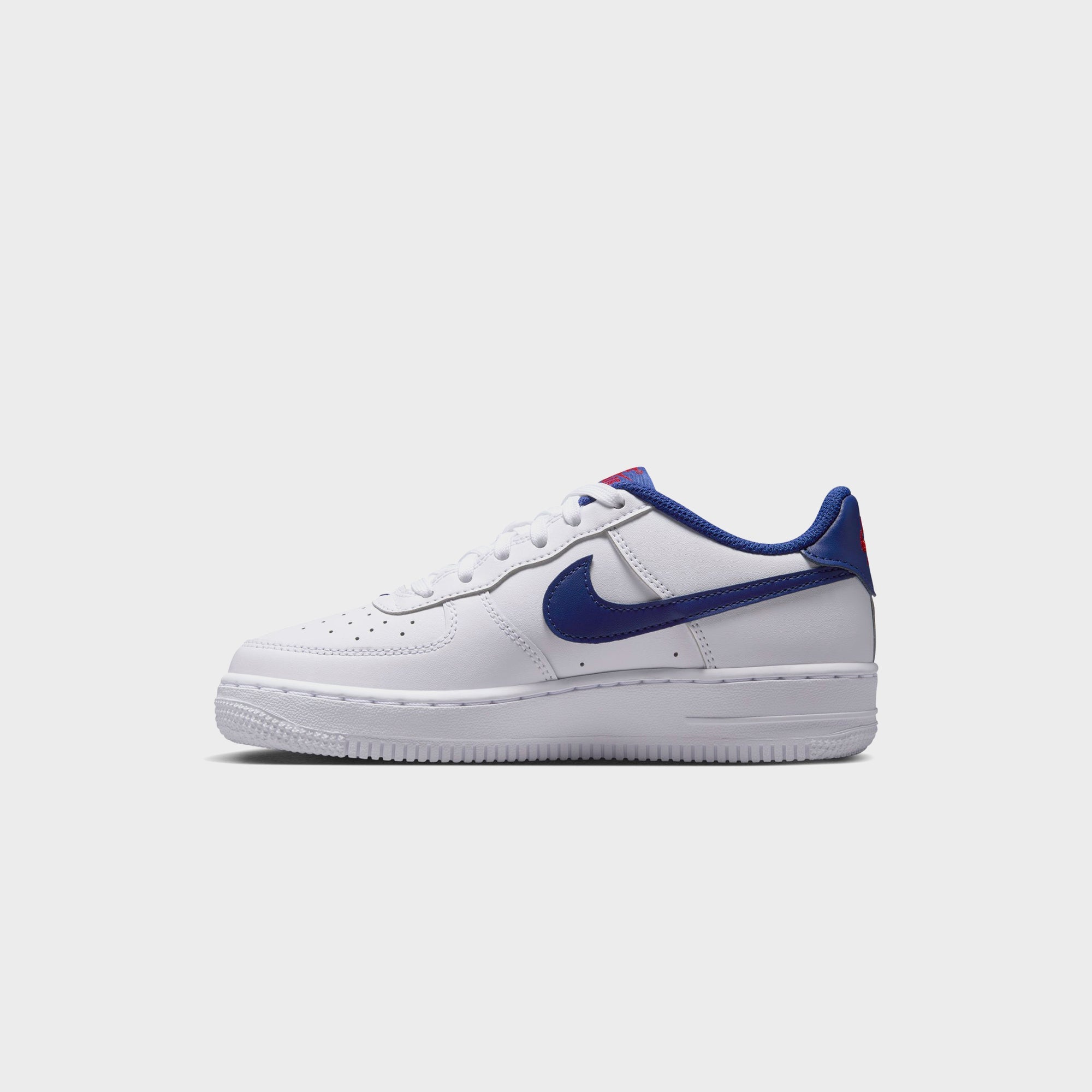 Nike GS Air Force 1 - White / University Red / Deep Royal Blue | Kith White / University Red / Deep Royal Blue