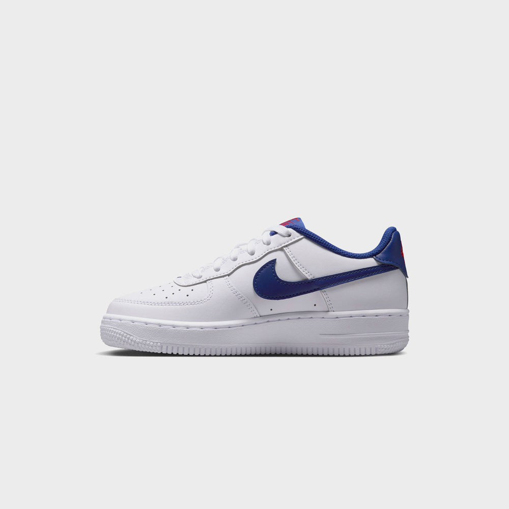 Nike GS Air Force 1 - White / University Red / Deep Royal Blue | Kith White / University Red / Deep Royal Blue