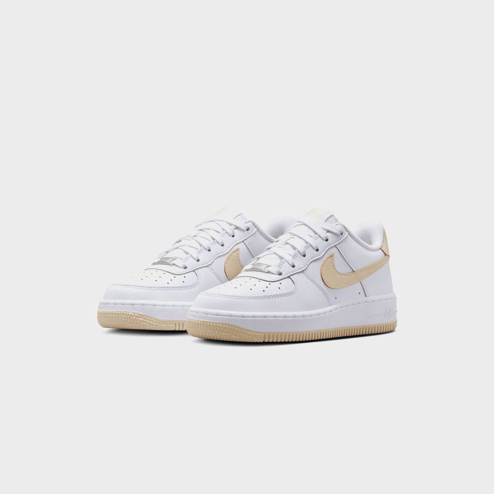 Nike GS Air Force 1 Bg - White / Light Khaki | Kith White / Light Khaki