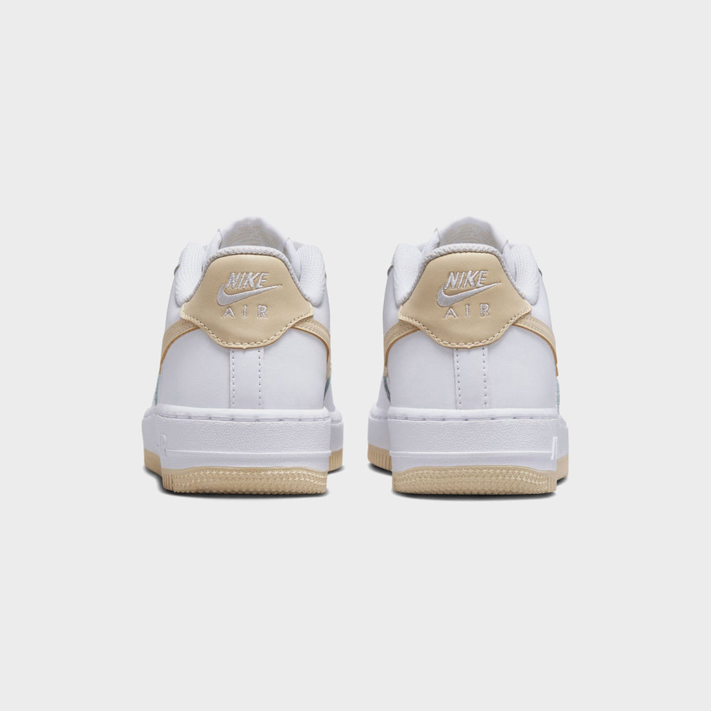 Nike GS Air Force 1 Bg - White / Light Khaki | Kith White / Light Khaki