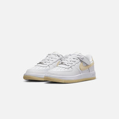 Nike PS Force 1 Low Easyon - White / Light Khaki | Kith White / Light Khaki