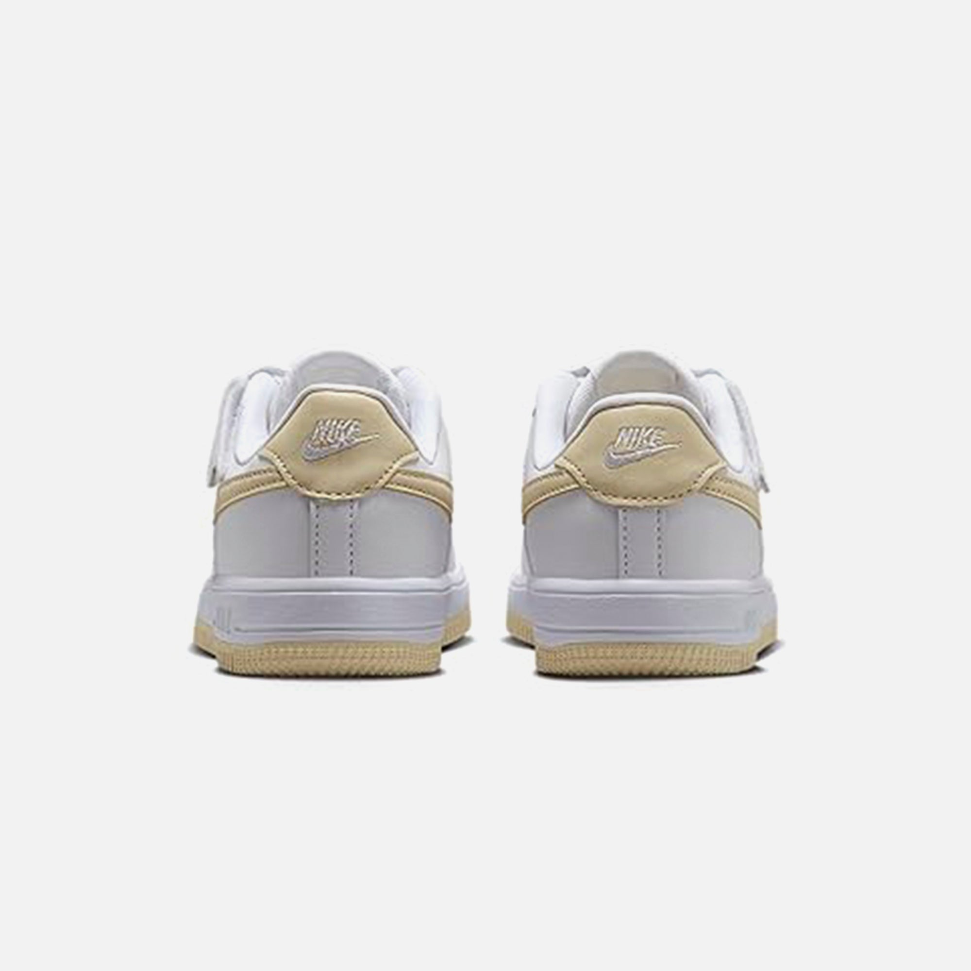 Nike PS Force 1 Low Easyon - White / Light Khaki | Kith White / Light Khaki