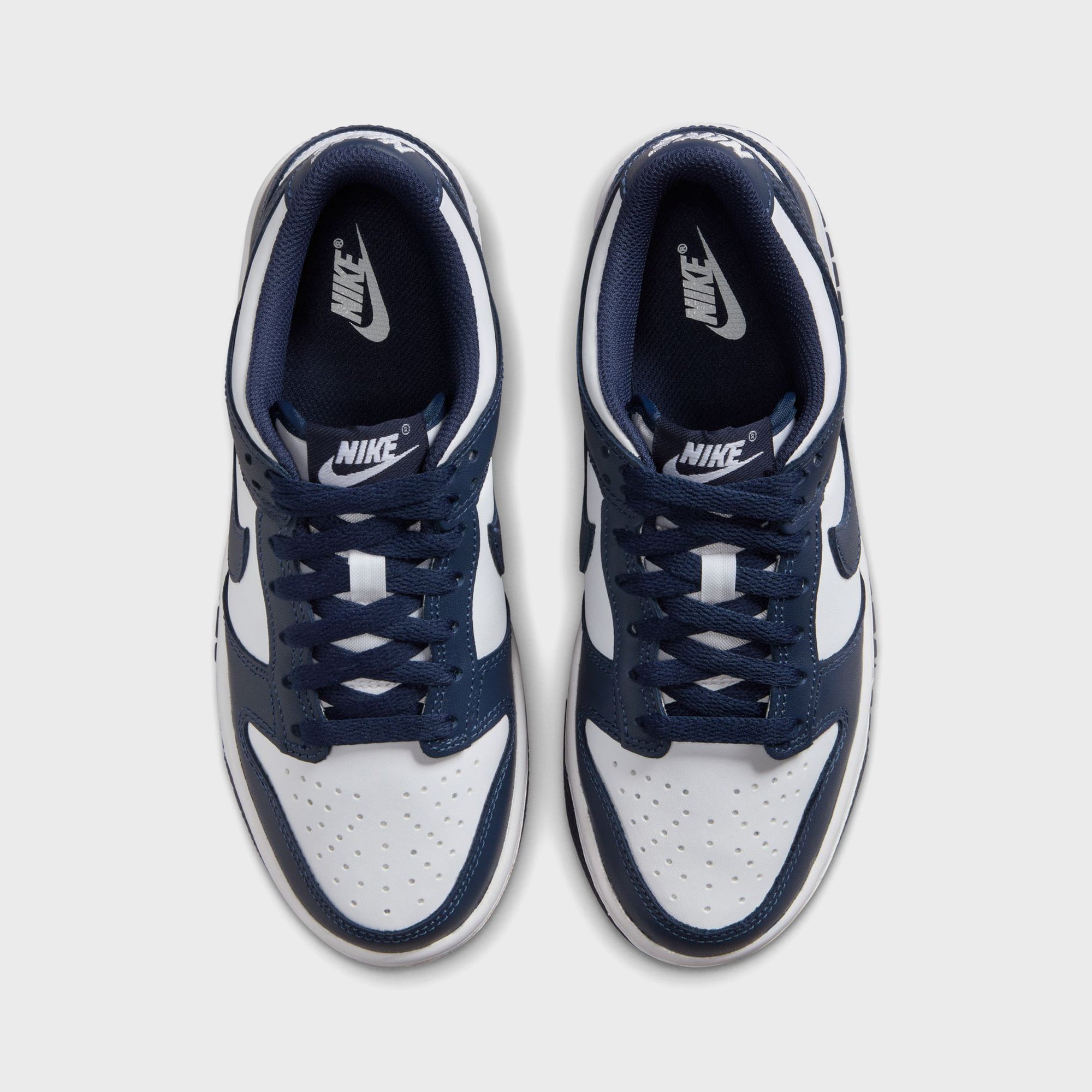 Nike GS Dunk Low - White / Midnight Navy | Kith White / Midnight Navy