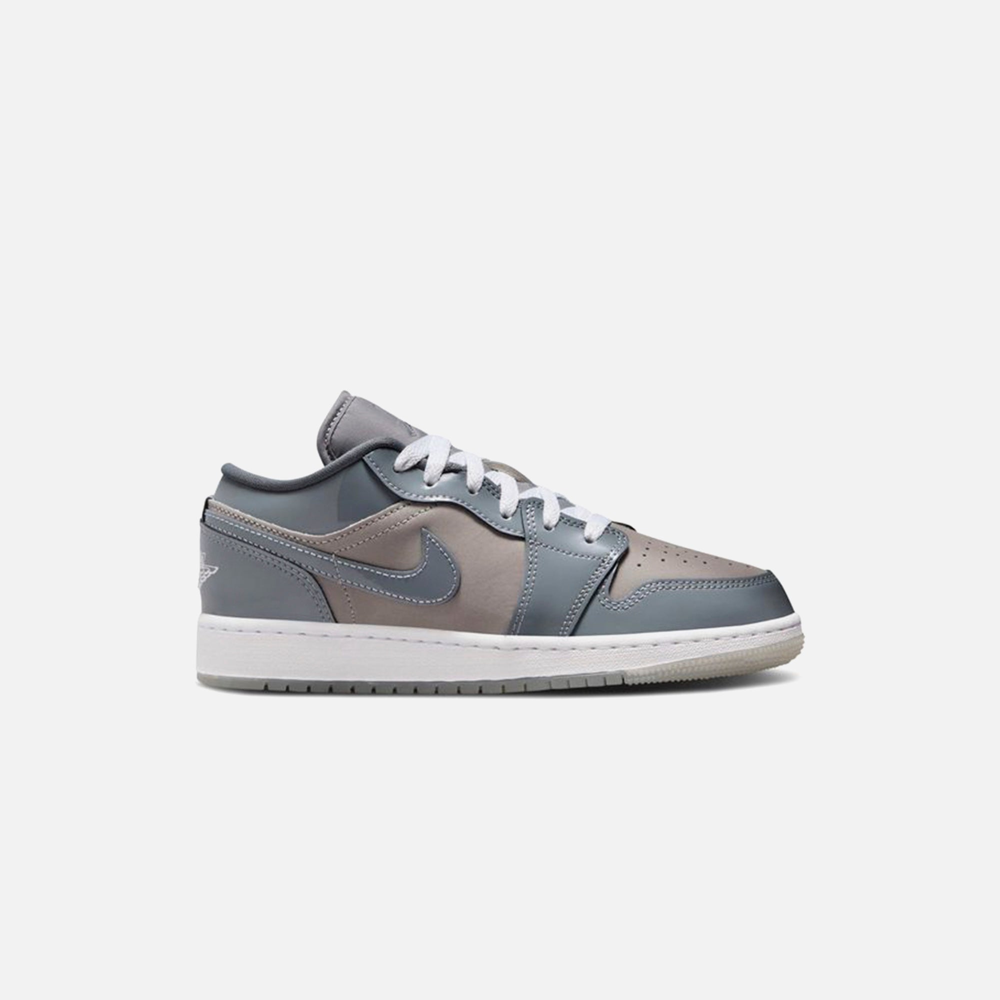 Jordan GS Air Jordan 1 Low SE - Medium Grey / White / Cool Grey | Kith Medium Grey / White / Cool Grey