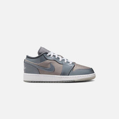 Jordan GS Air Jordan 1 Low SE - Medium Grey / White / Cool Grey | Kith Medium Grey / White / Cool Grey
