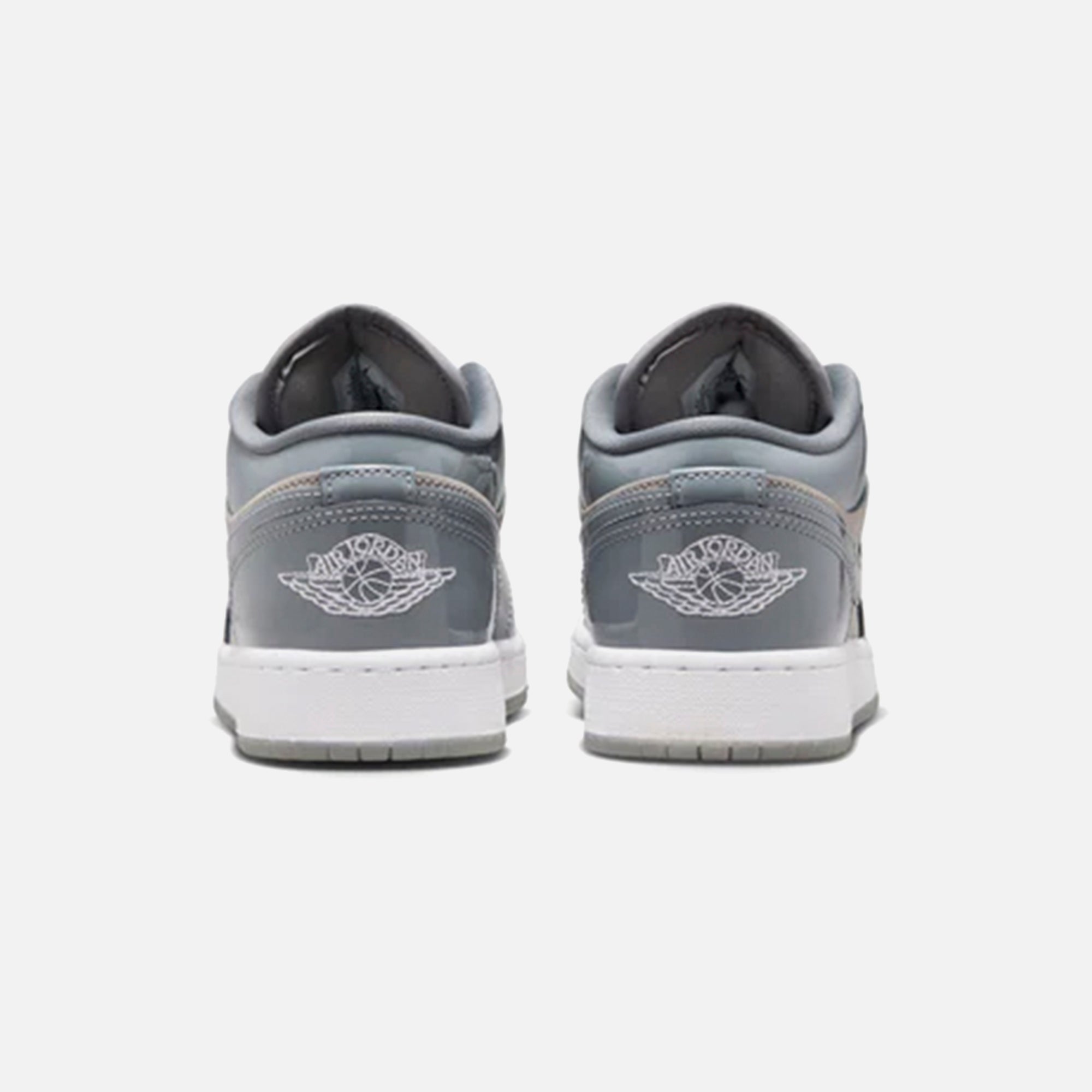 Jordan GS Air Jordan 1 Low SE - Medium Grey / White / Cool Grey | Kith Medium Grey / White / Cool Grey