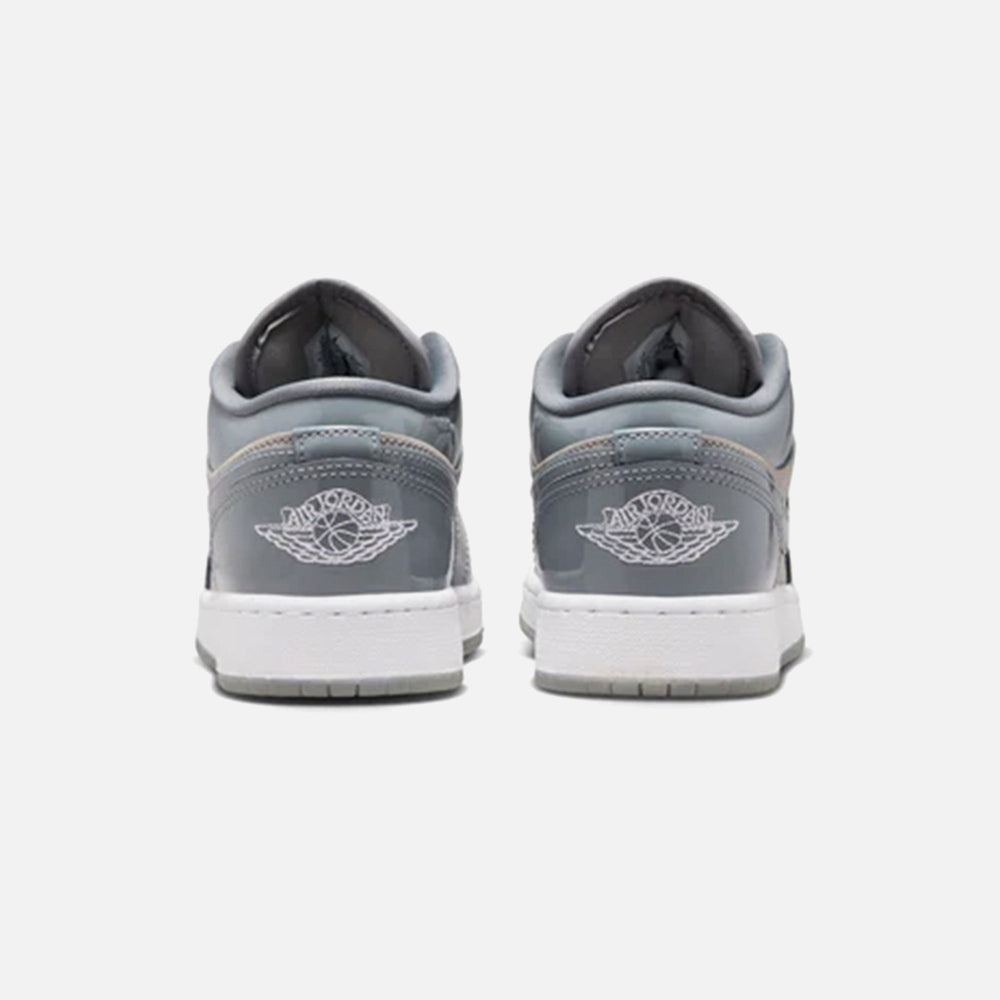 Jordan GS Air Jordan 1 Low SE - Medium Grey / White / Cool Grey | Kith Medium Grey / White / Cool Grey