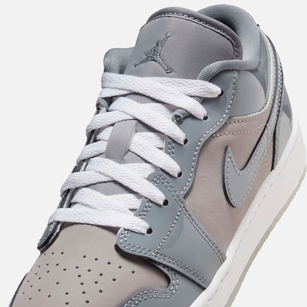 Jordan GS Air Jordan 1 Low SE - Medium Grey / White / Cool Grey | Kith Medium Grey / White / Cool Grey