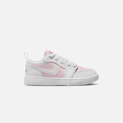 Jordan PS Jordan 1 Low - Pink Foam / White / Fire Red | Kith Pink Foam / White / Fire Red