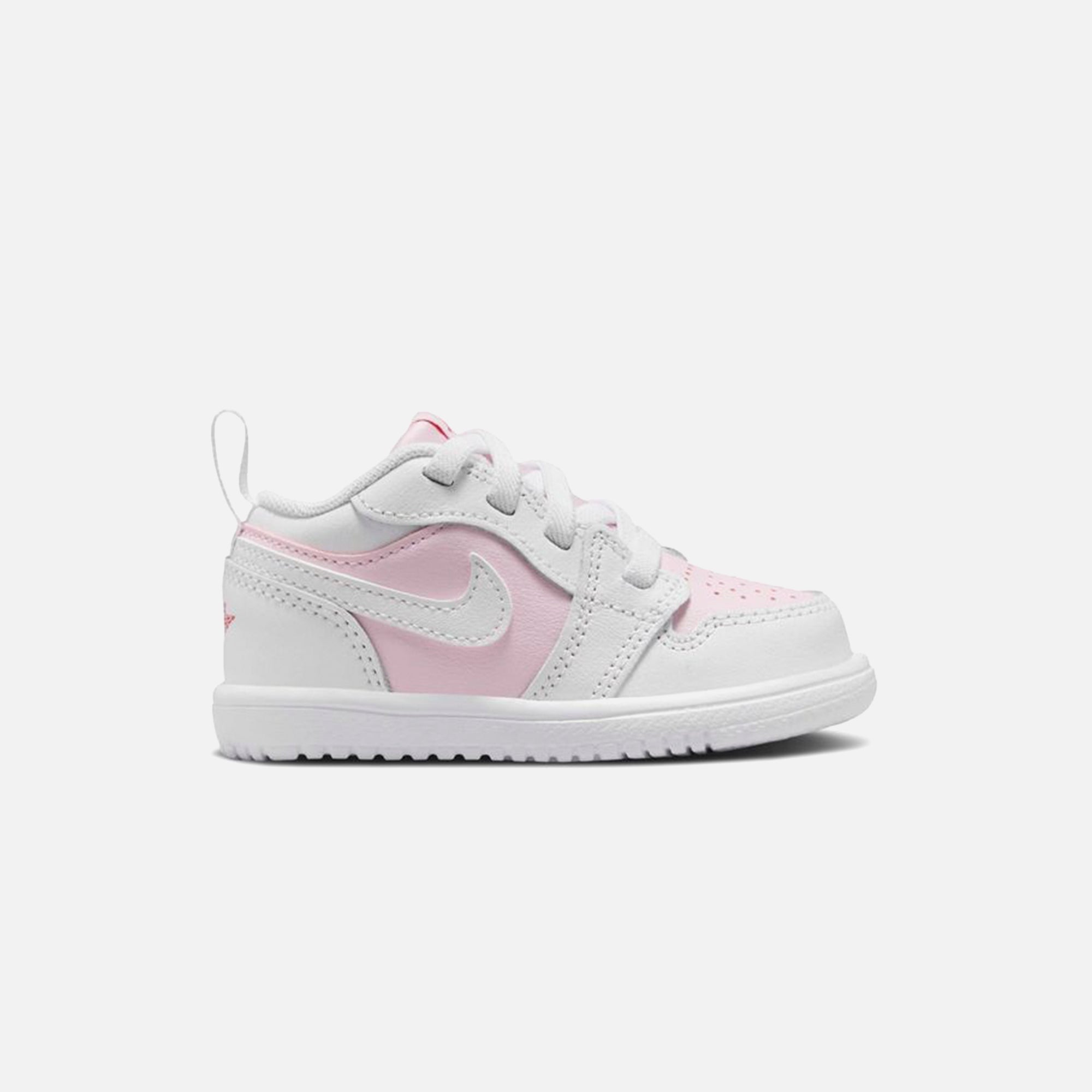 Jordan TD Jordan 1 Low - Pink Foam / White / Fire Red | Kith Pink Foam / White / Fire Red