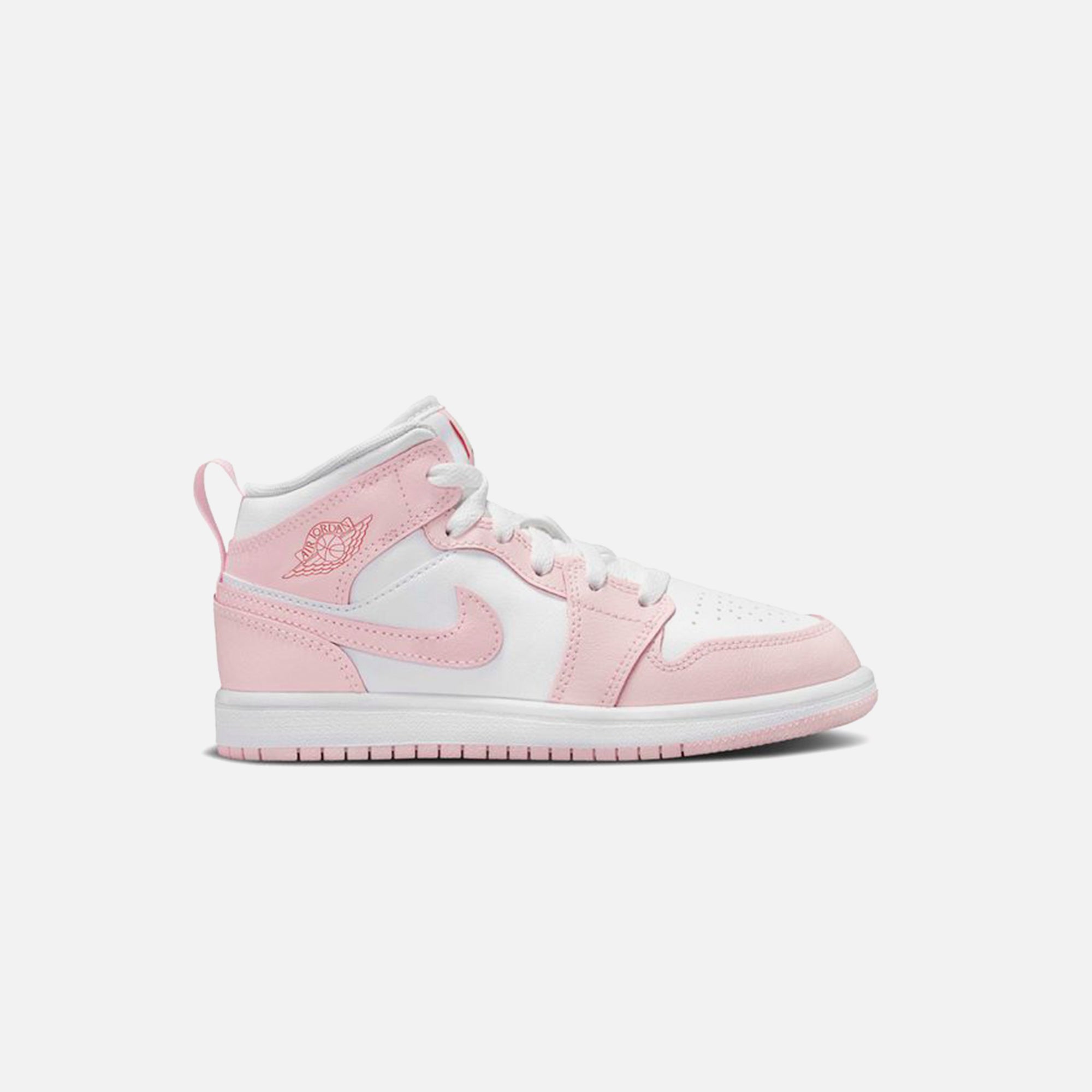 Jordan PS Air Jordan 1 Mid - Pink Foam / White / Fire Red | Kith Pink Foam / White / Fire Red