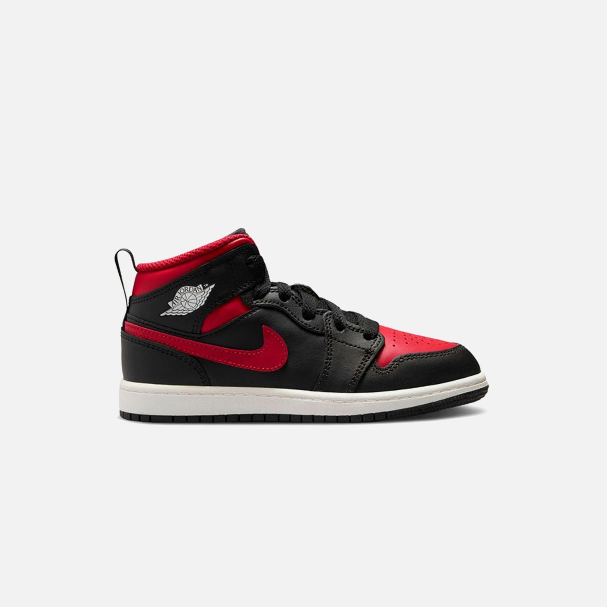 Jordan PS Air Jordan 1 Mid - Black / Varsity Red / Summit White | Kith Black / Varsity Red / Summit White