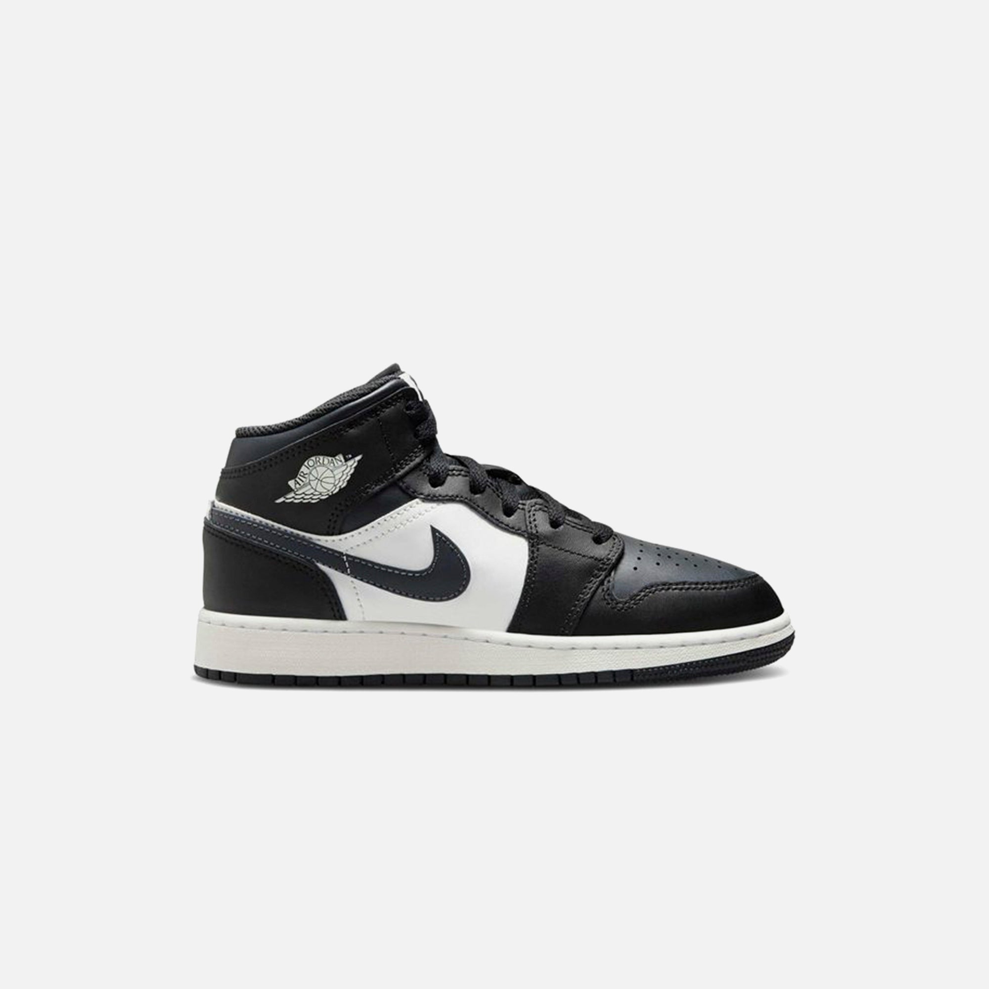 Jordan GS Air Jordan 1 Mid - Black / Summit White / Off Noir | Kith Black / Summit White / Off Noir