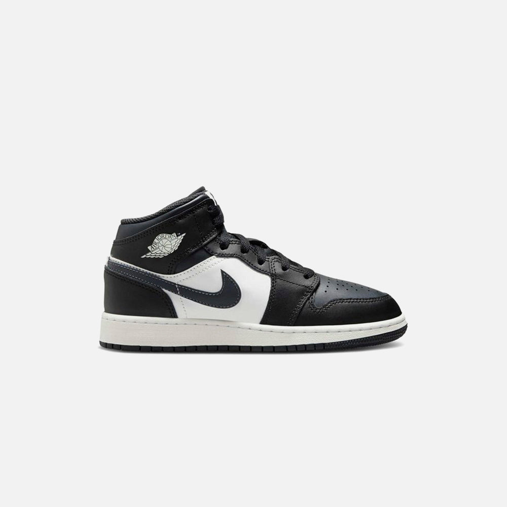 Jordan GS Air Jordan 1 Mid - Black / Summit White / Off Noir | Kith Black / Summit White / Off Noir