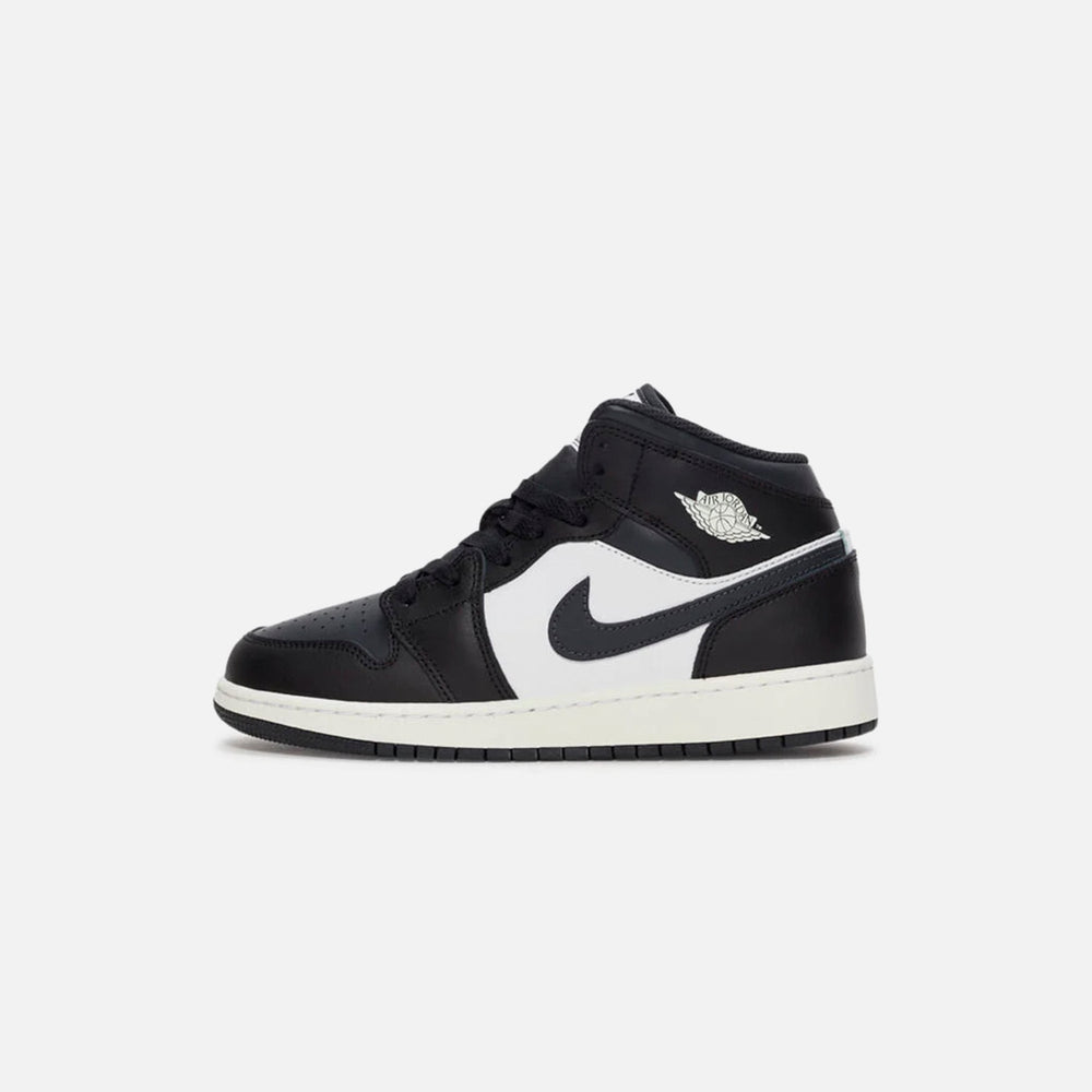 Jordan GS Air Jordan 1 Mid - Black / Summit White / Off Noir | Kith Black / Summit White / Off Noir