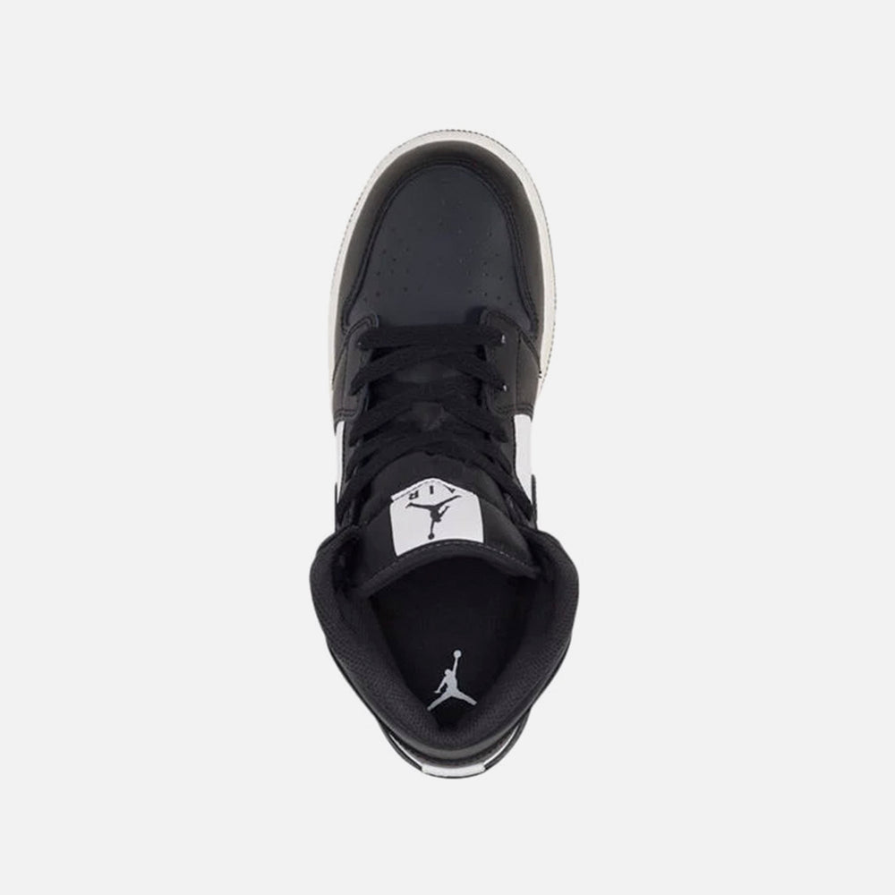 Jordan GS Air Jordan 1 Mid - Black / Summit White / Off Noir | Kith Black / Summit White / Off Noir