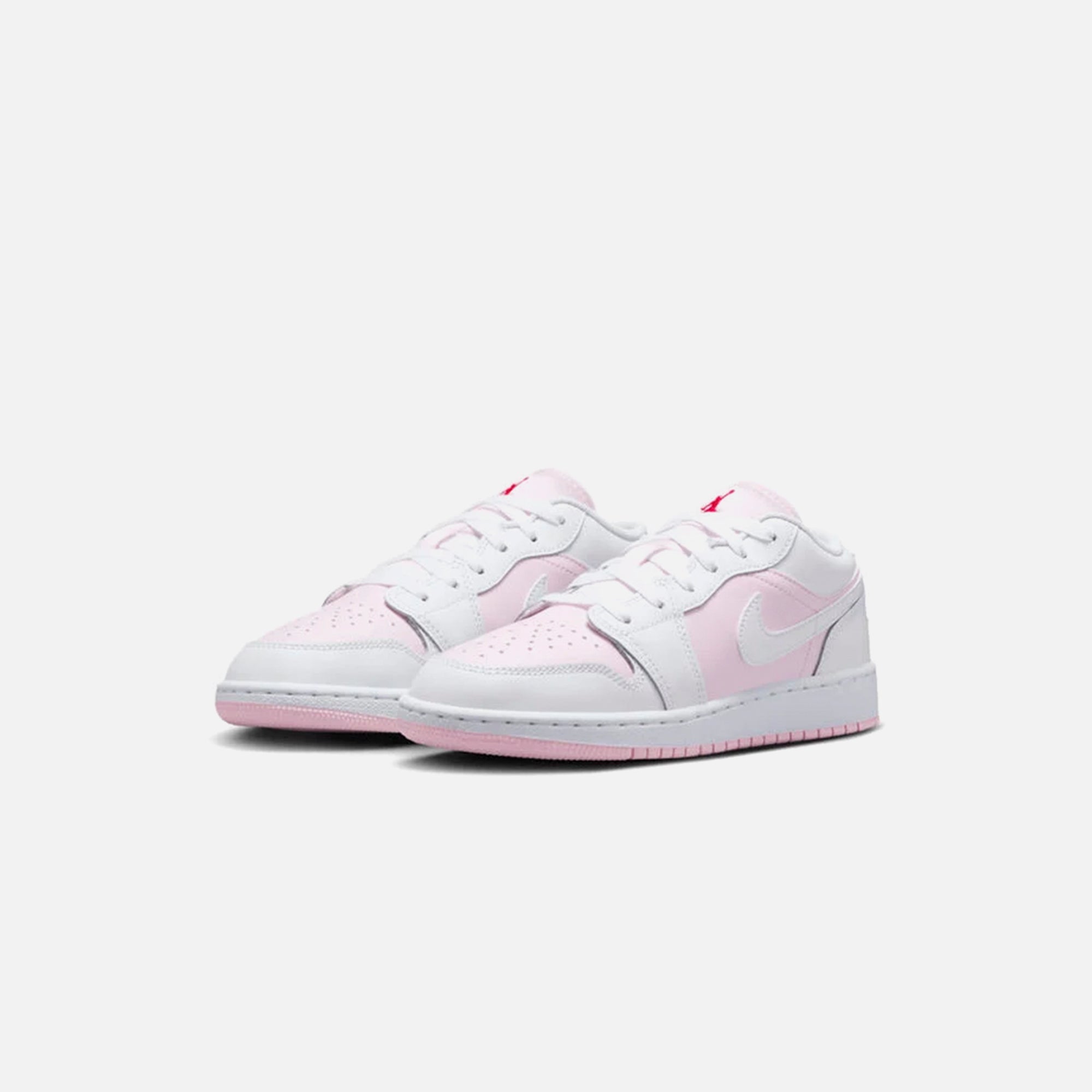 Jordan GS Air Jordan 1 Low - Pink Foam / White / Fire Red | Kith Pink Foam / White / Fire Red
