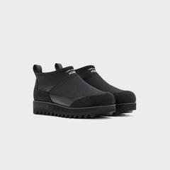CDG Homme Oil Smooth Ripstop Leather Boot - Black | Kith Black