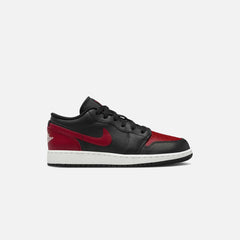 Jordan GS Air Jordan 1 Low - Black / Varsity Red / Summit White | Kith Black / Varsity Red / Summit White