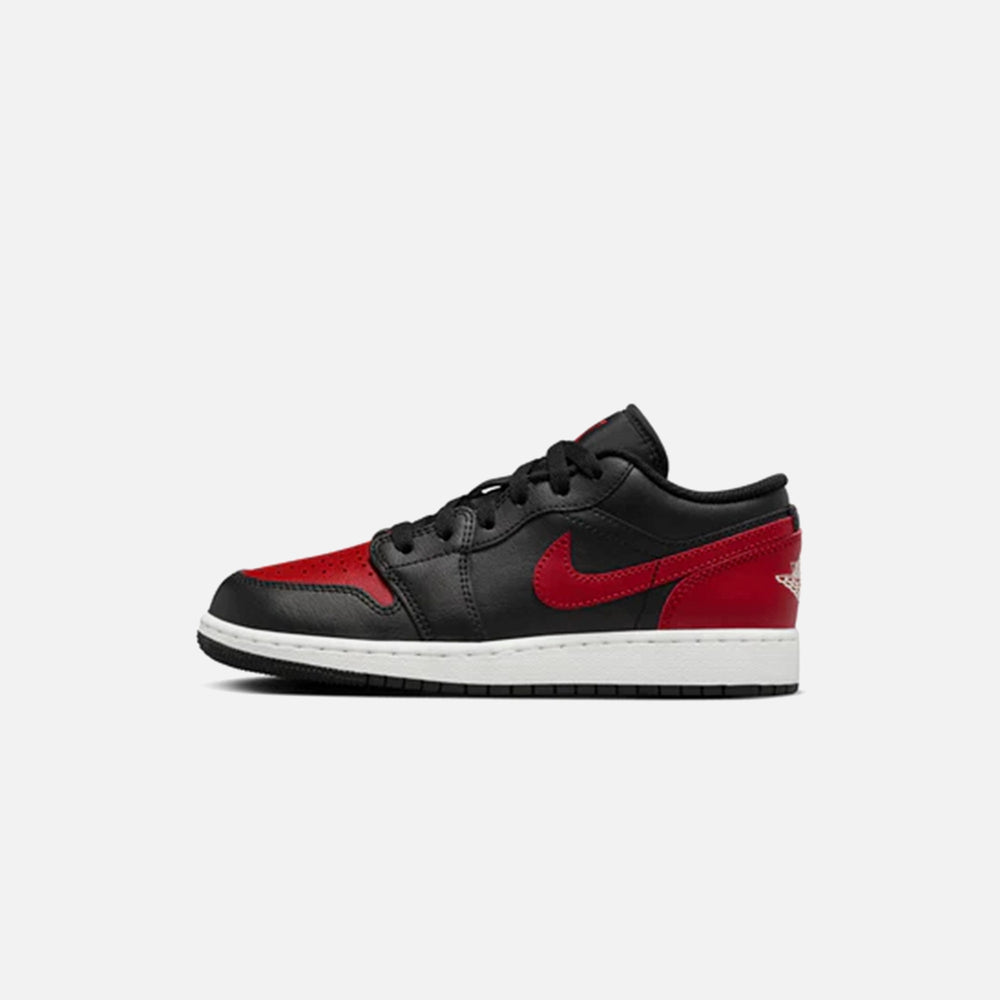 Jordan GS Air Jordan 1 Low - Black / Varsity Red / Summit White | Kith Black / Varsity Red / Summit White