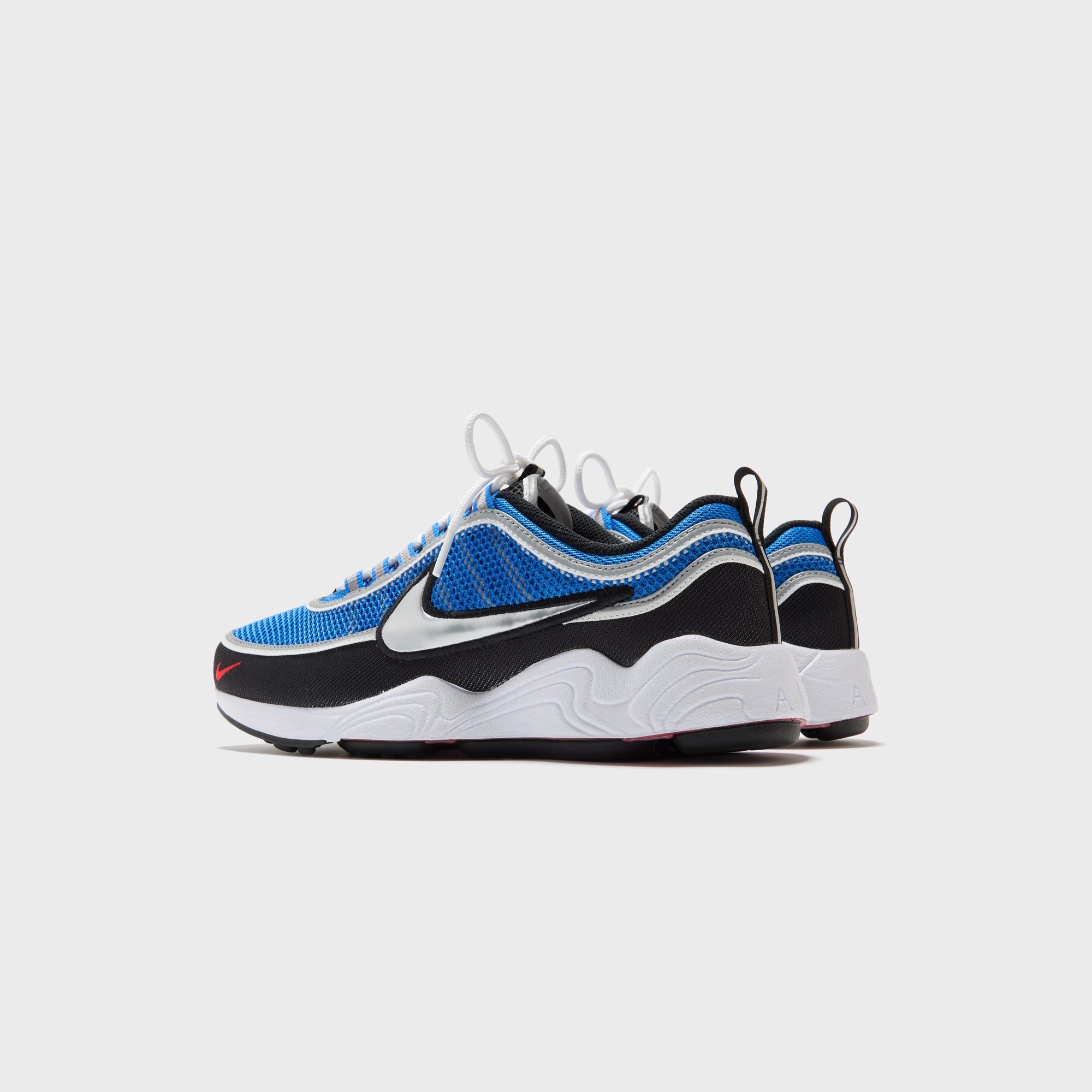 Nike Air Zoom Spiridon - Signal Blue / Metallic Luster / Black / White | Kith Signal Blue / Metallic Luster / Black / White / University Red