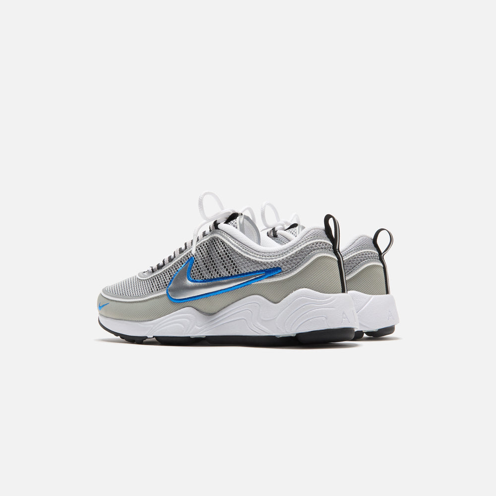 Nike Air Zoom Spiridon - Metallic Silver / Signal Blue | Kith Metallic Silver / Signal Blue