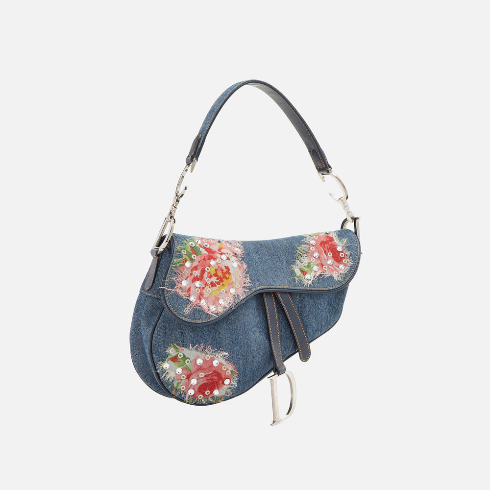 WGACA Christian Dior Embroidered Saddle - Blue | Kith Blue