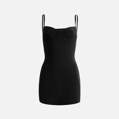 Norma Kamali Underwire Pickleball Dress - Black | Kith Black
