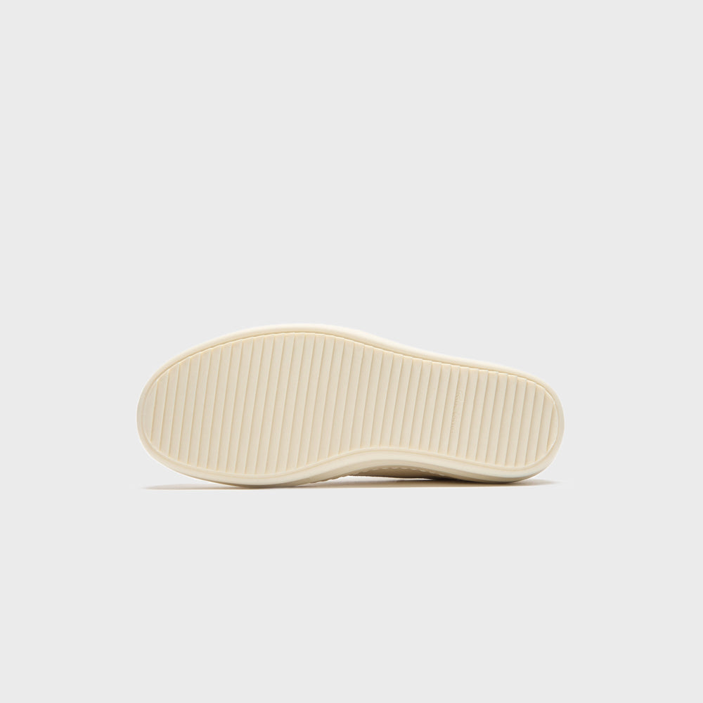 Rick Owens Vintage Sneaks - Scarpe In Pelle Milk / Milk / Milk | Kith Scarpe In Pelle Milk / Milk / Milk