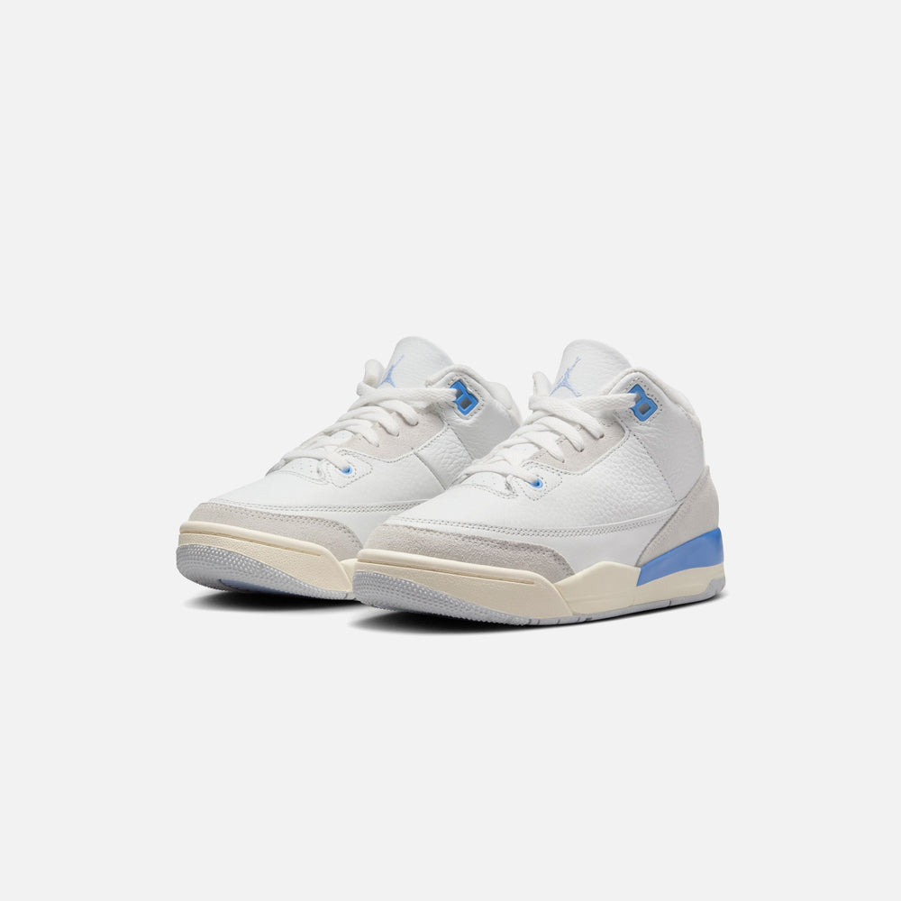 Jordan PS Air Jordan 3 Retro - Summit White / Hydrogen Blue Leg | Kith Summit White / Hydrogen Blue Leg