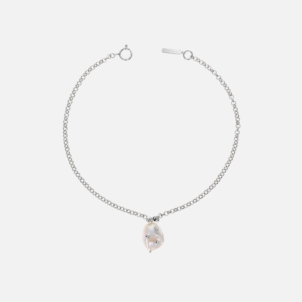 Justine Clenquet Joan Necklace - Palladium | Kith Palladium