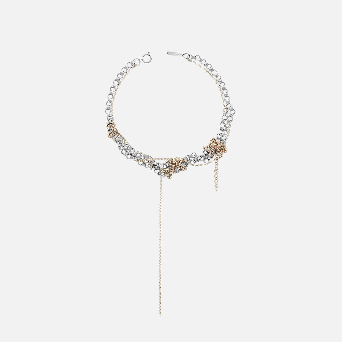 Justine Clenquet Bella Necklace - Palladium / Gold | Kith Palladium / Gold