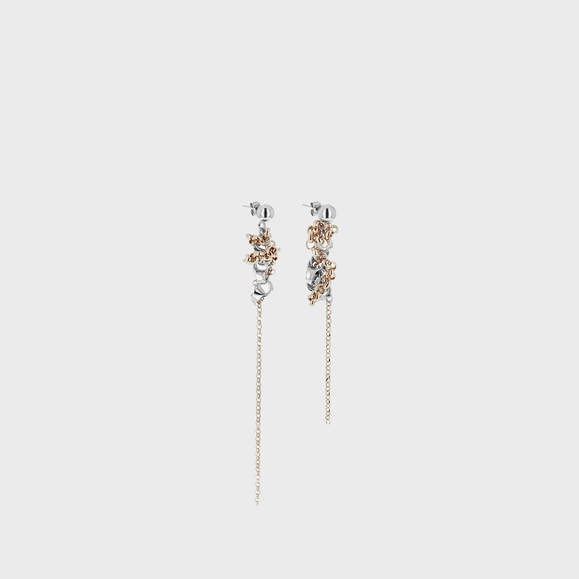 Justine Clenquet Bella Earring - Palladium / Gold | Kith Palladium / Gold