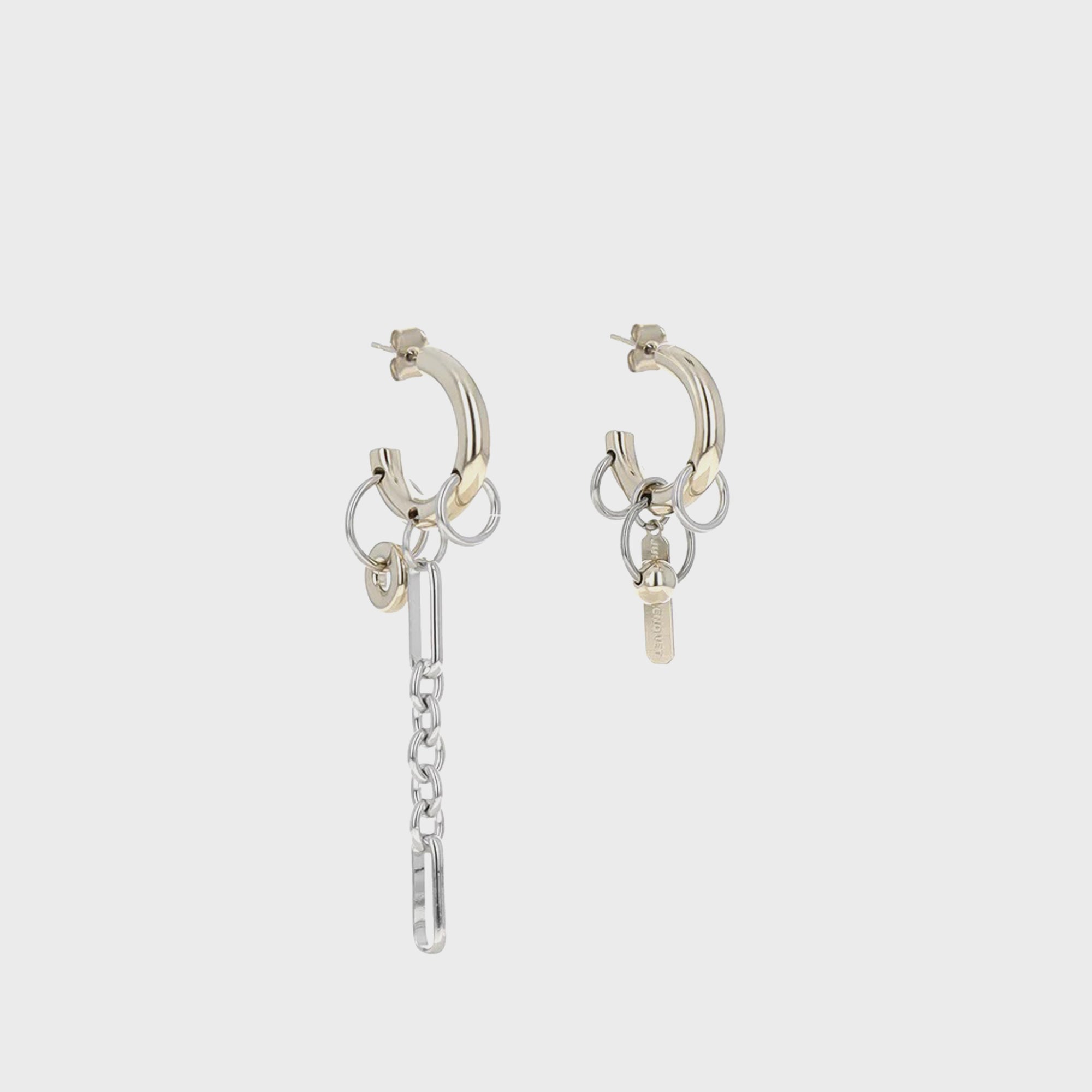 Justine Clenquet Iris Earring - Silver | Kith Silver