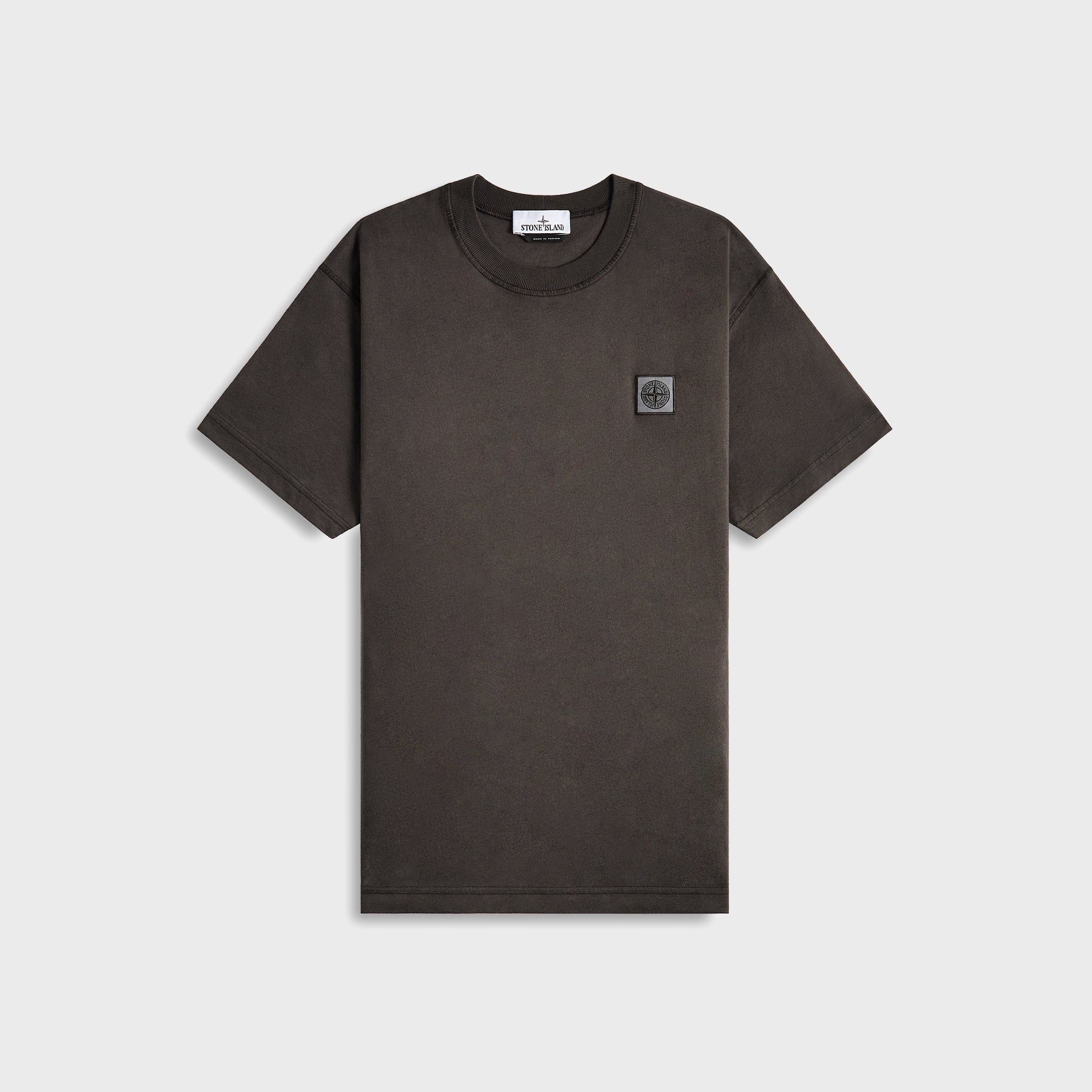 Stone Island Garment Dyed Tee - Charcoal | Kith Charcoal