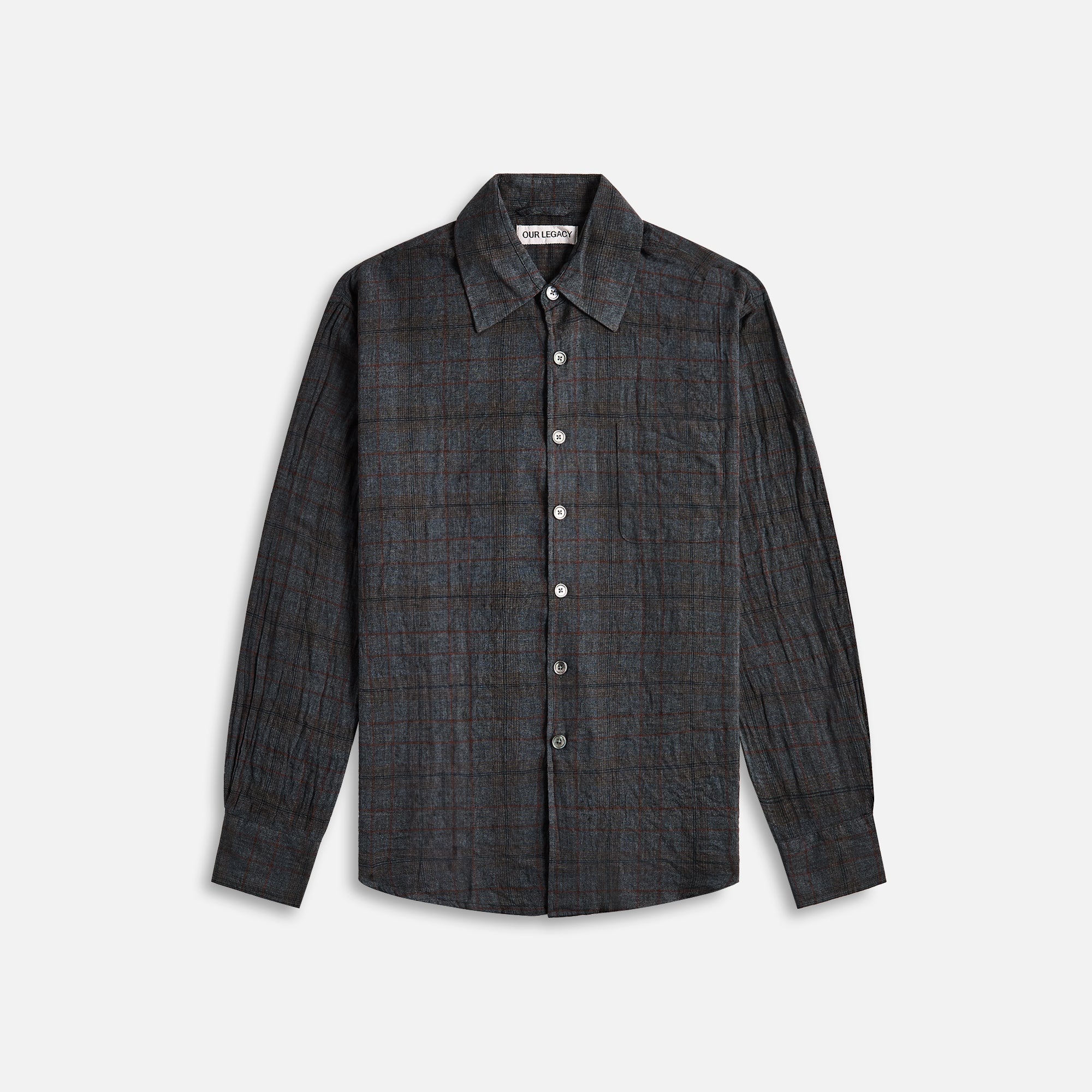 Our Legacy Above Shirt - Bazaar Check Breeze Weave | Kith Bazaar Check Breeze Weave