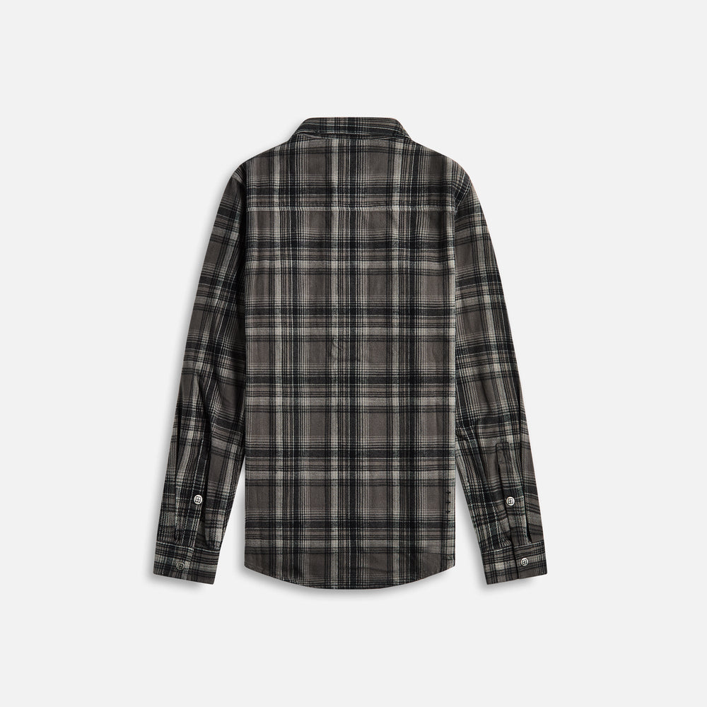 Ksubi Snakebite Shirt - Check Charcoal | Kith Check Charcoal