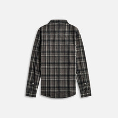 Ksubi Snakebite Shirt - Check Charcoal | Kith Check Charcoal
