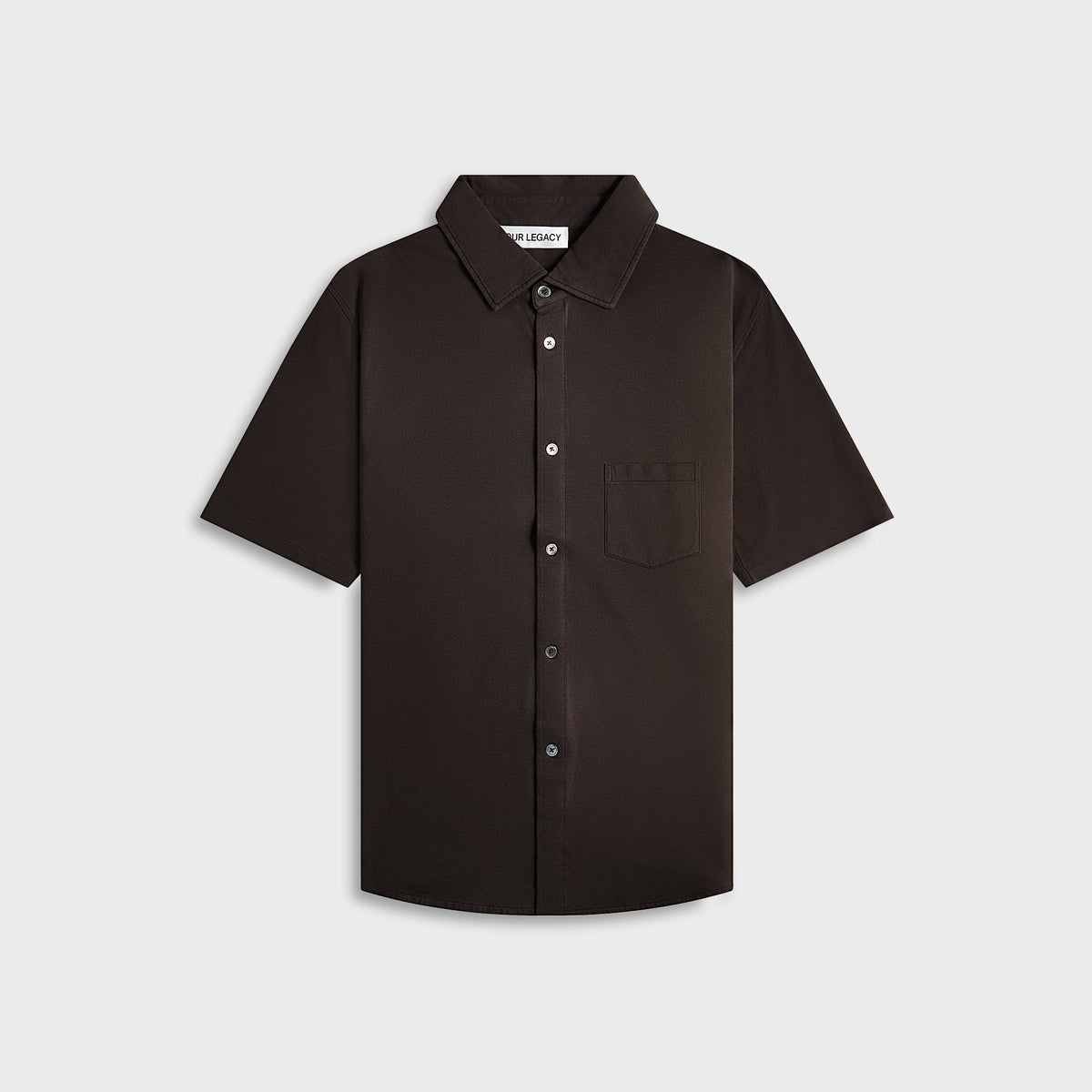 Our Legacy Analog Shirt - Deep Brown Super Mall Piquet | Kith Deep Brown Super Mall Piquet