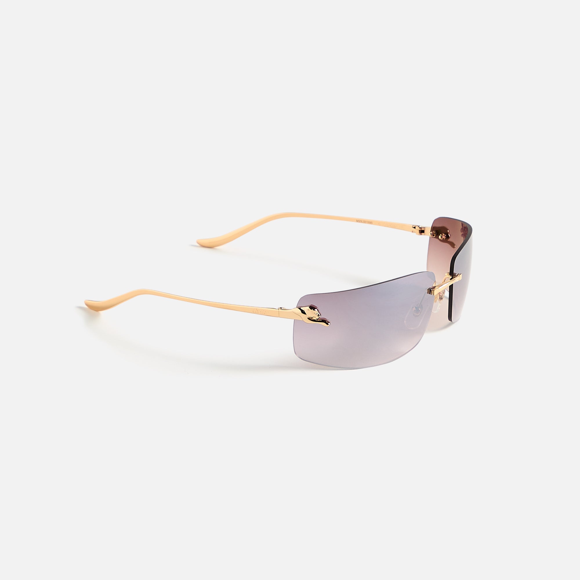 Cartier Panthere Square Sunglasses - Gold / Red | Kith Gold / Red