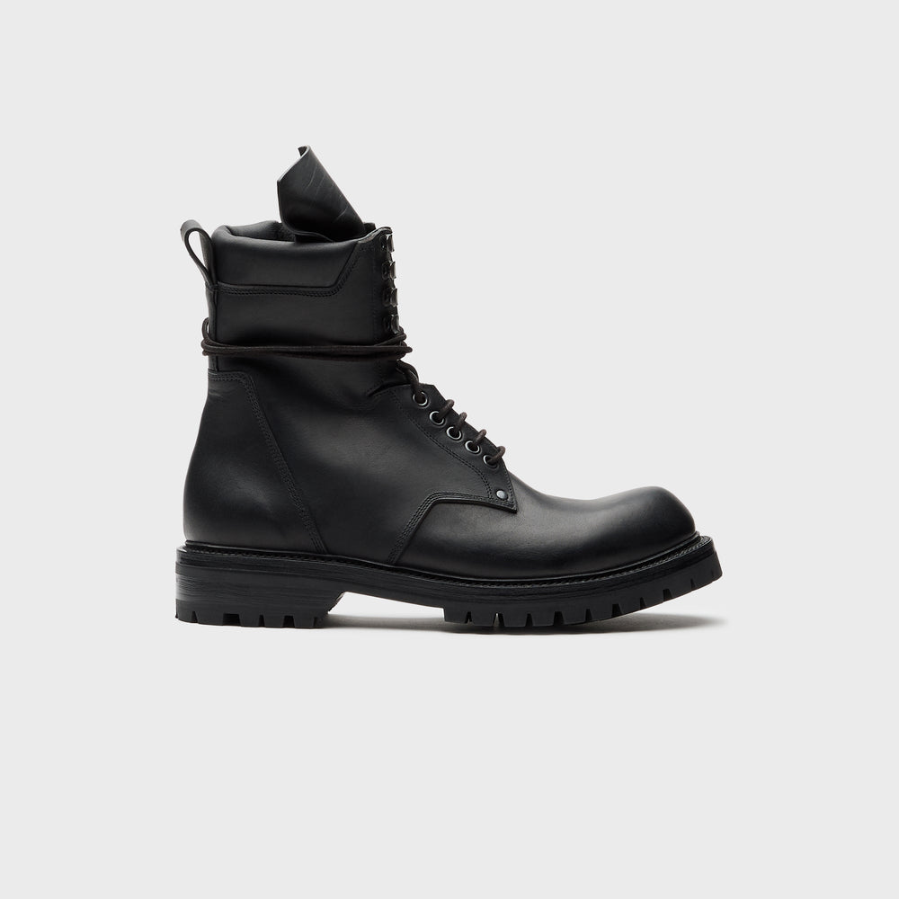 Rick Owens Army Low Boot Scarpe - Pelle Black | Kith Pelle Black